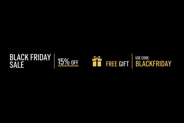 Narrow Black Friday Banner
