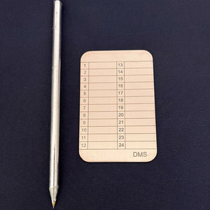 Crypto Seed Storage Plate & Pen