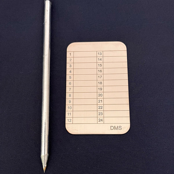 Crypto Seed Storage Plate & Pen
